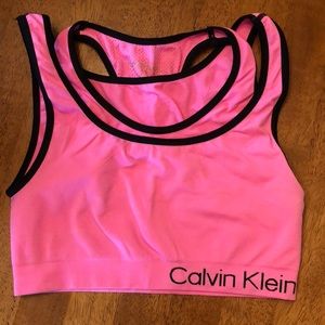 Calvin Klein Performance Sports Bra Sz S/M